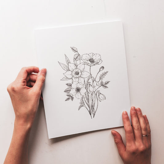 Birth Flower Illustrations: A Perfectly Meaningful Gift