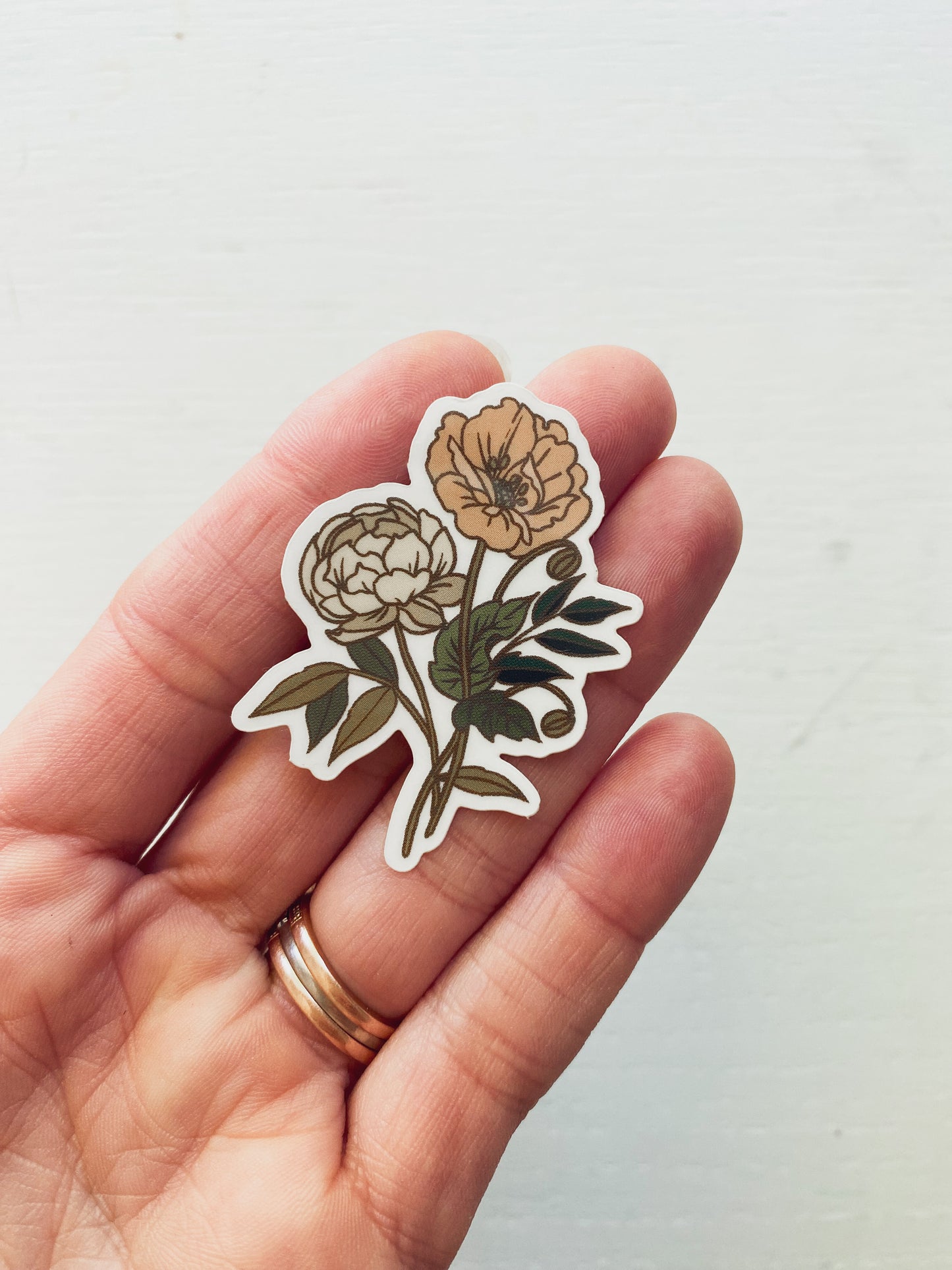 Wildflower Vinyl Stickers {set of 3}